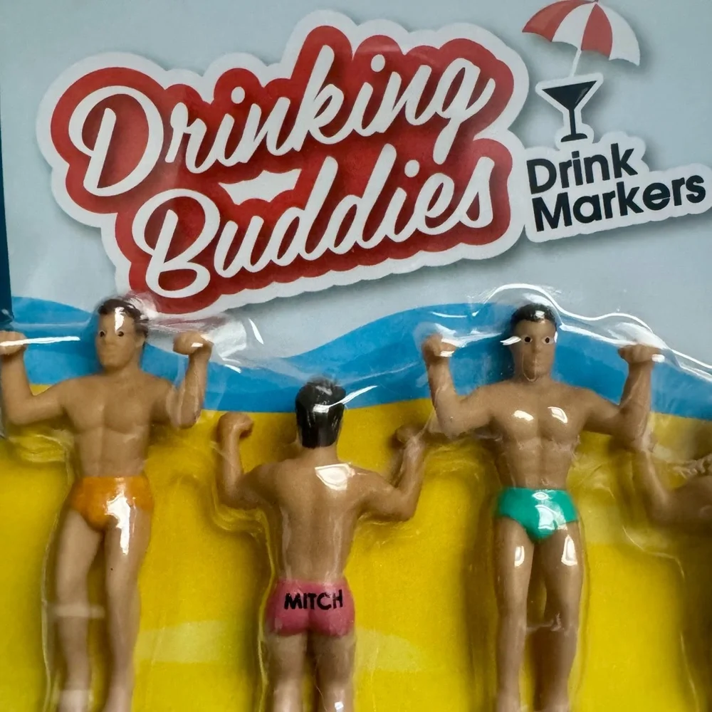 Drinking Buddies Drink Markers NIP Bachelorette Party Favor Girls Night Out